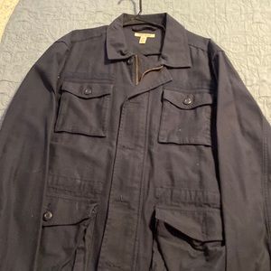 Retro style military jacket Navy blue, men’s XL